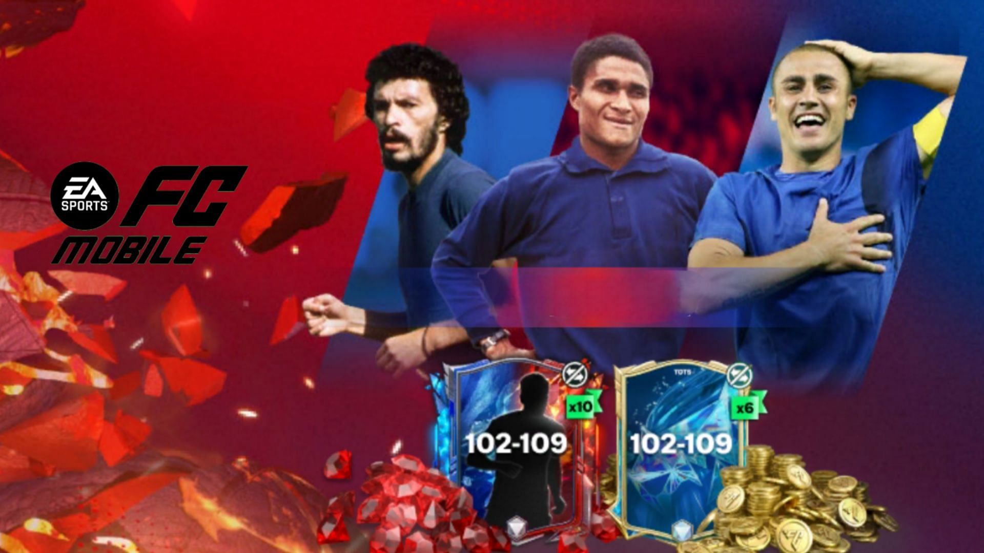 Completing EA FC Mobile Aqua vs Inferno Week 2 Shards exchanges will help you get great players (Image via EA Sports)