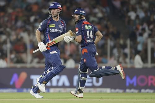 Mitchell Marsh and Aiden Markram impressed at the top of the order for LSG in IPL 2025. [P/C: Getty]