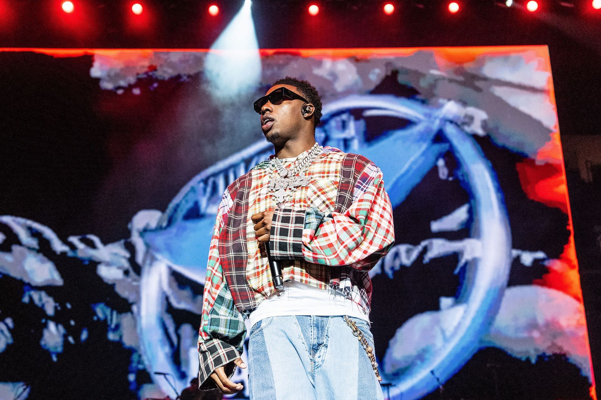 Rob49 at Lil Weezyana Fest 2024 (Image via Getty)