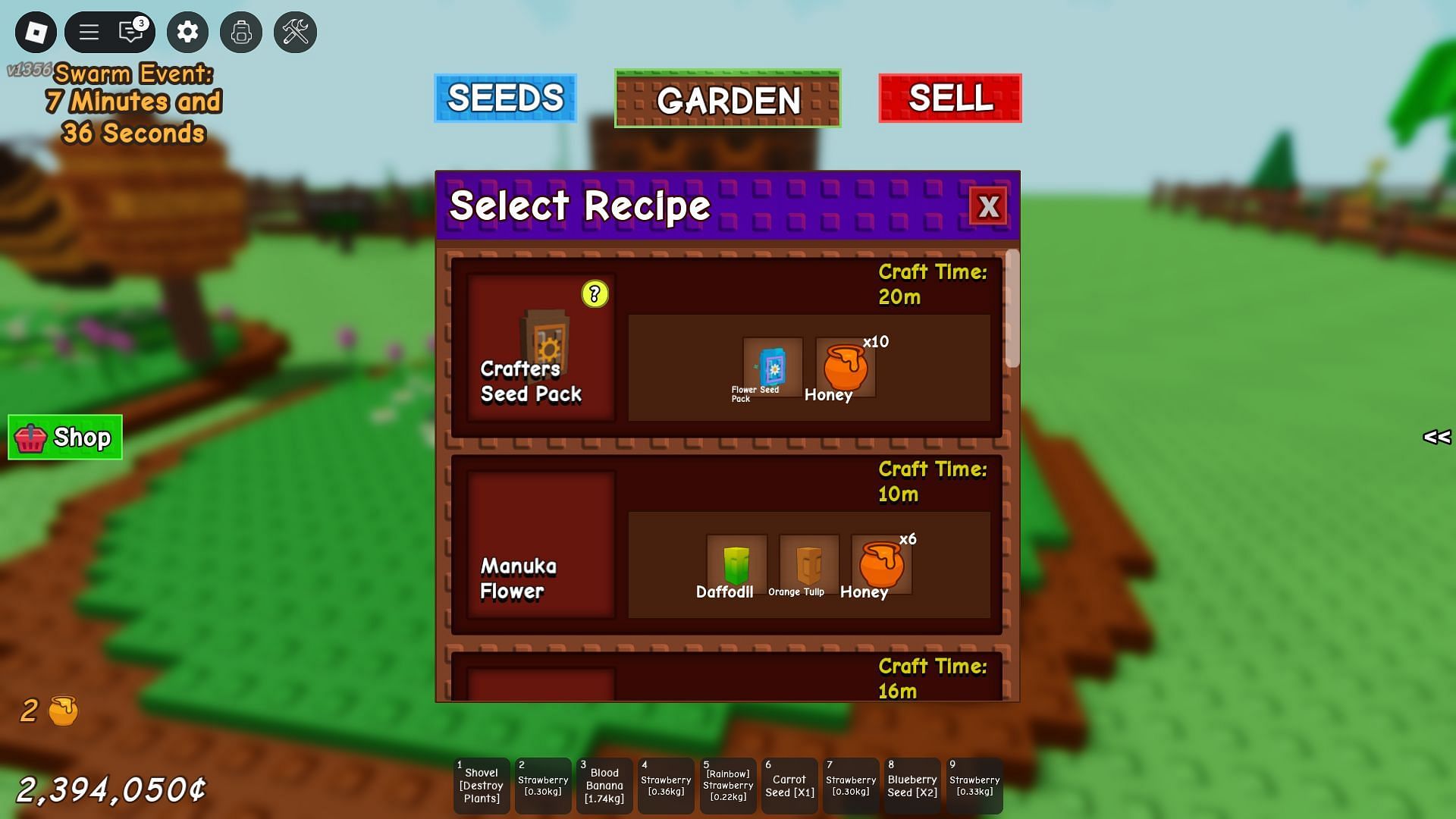 The Crafters Seed Pack (Image via Roblox)