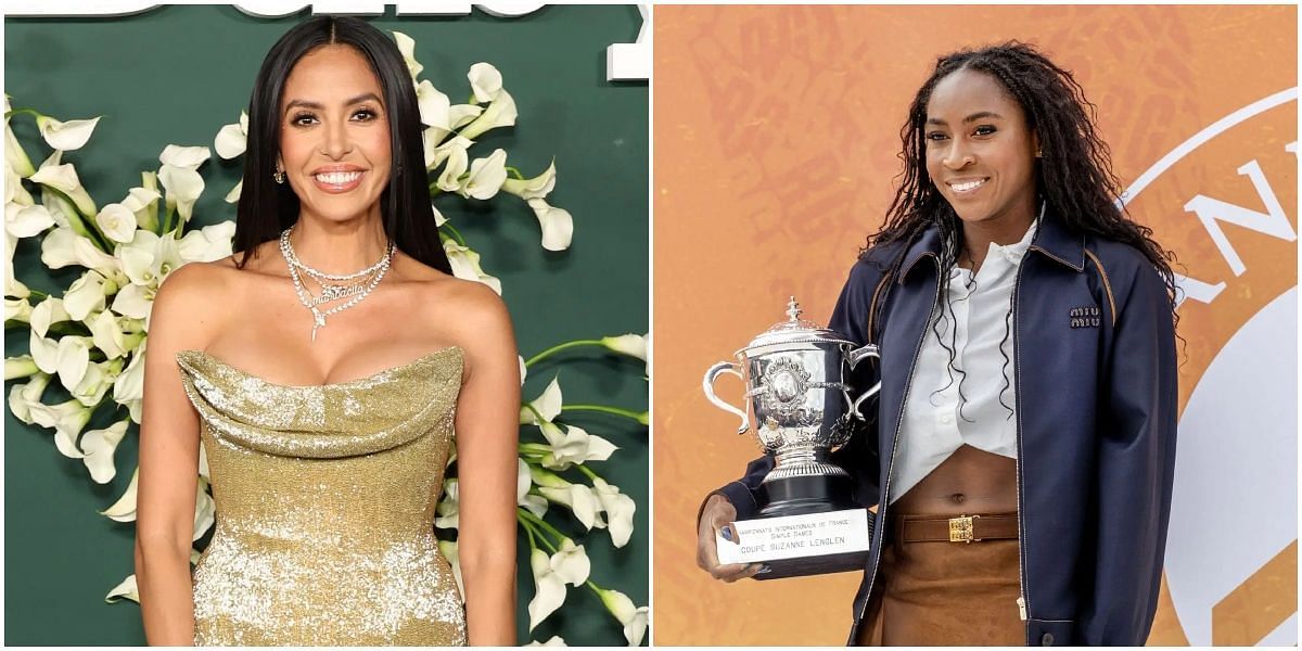 Vanessa Bryant and Coco Gauff