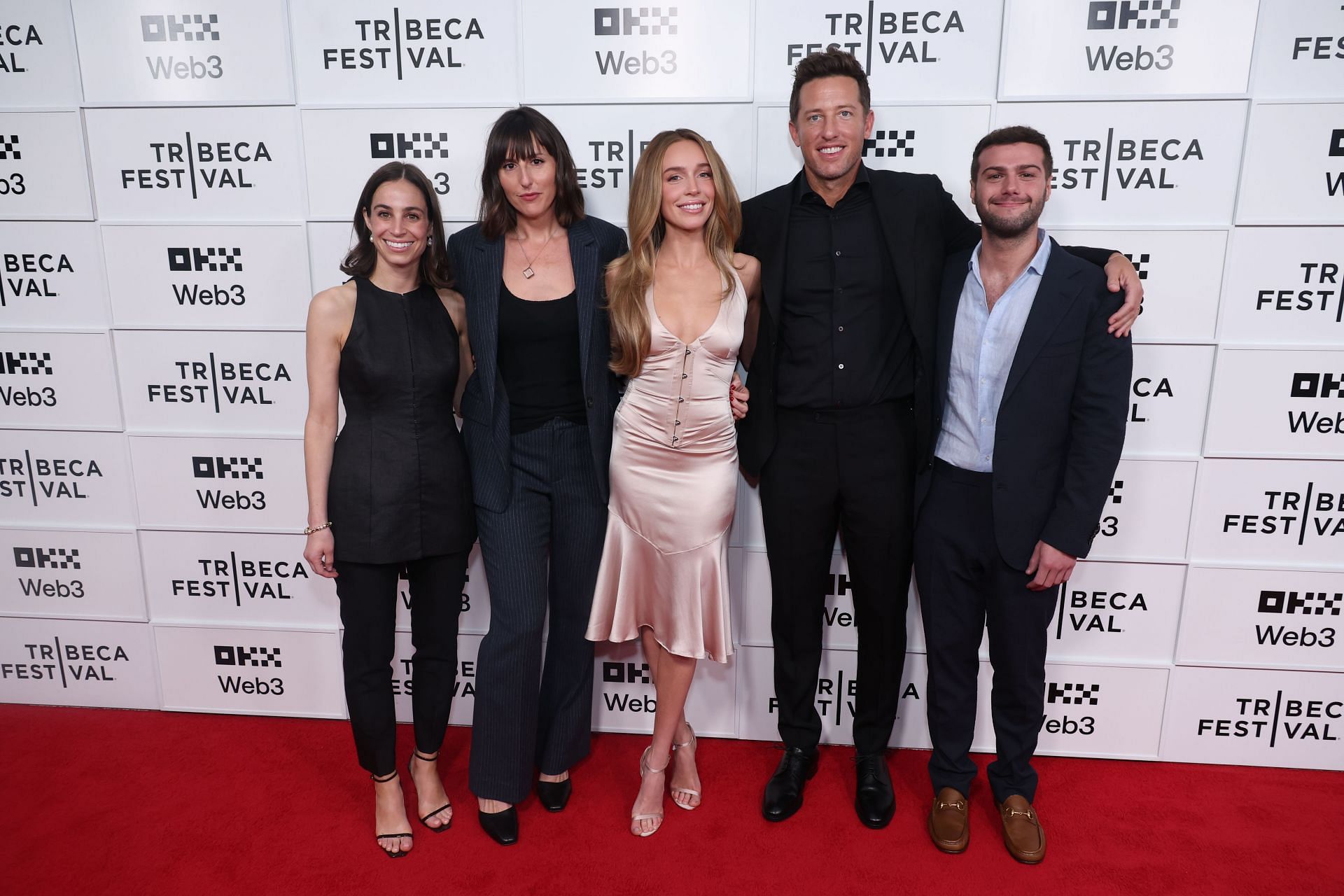 Producer Holly Siegel, director Ry Russo-Young, Alex Cooper, Matt Kaplan, and executive producer Braden Bochner at the &quot;Call Her Alex&quot; premiere at 2025 Tribeca Film Festival - (Image via Getty)
