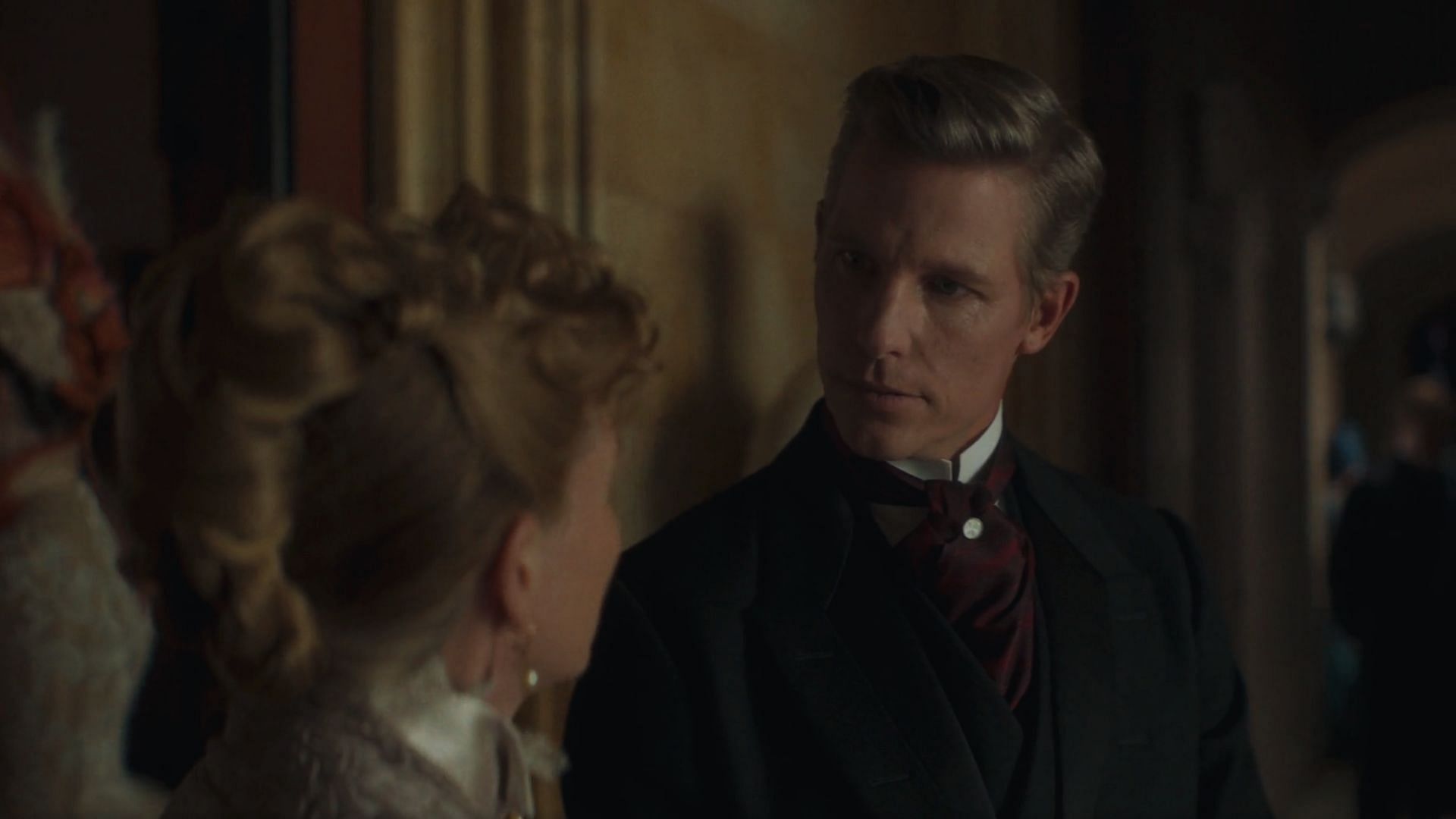 Charles arrives with the mistress (Image via Max)
