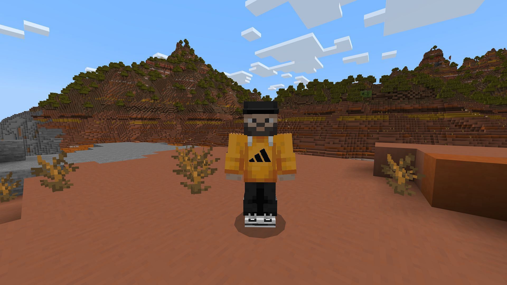 Minecraft x Adidas add-on