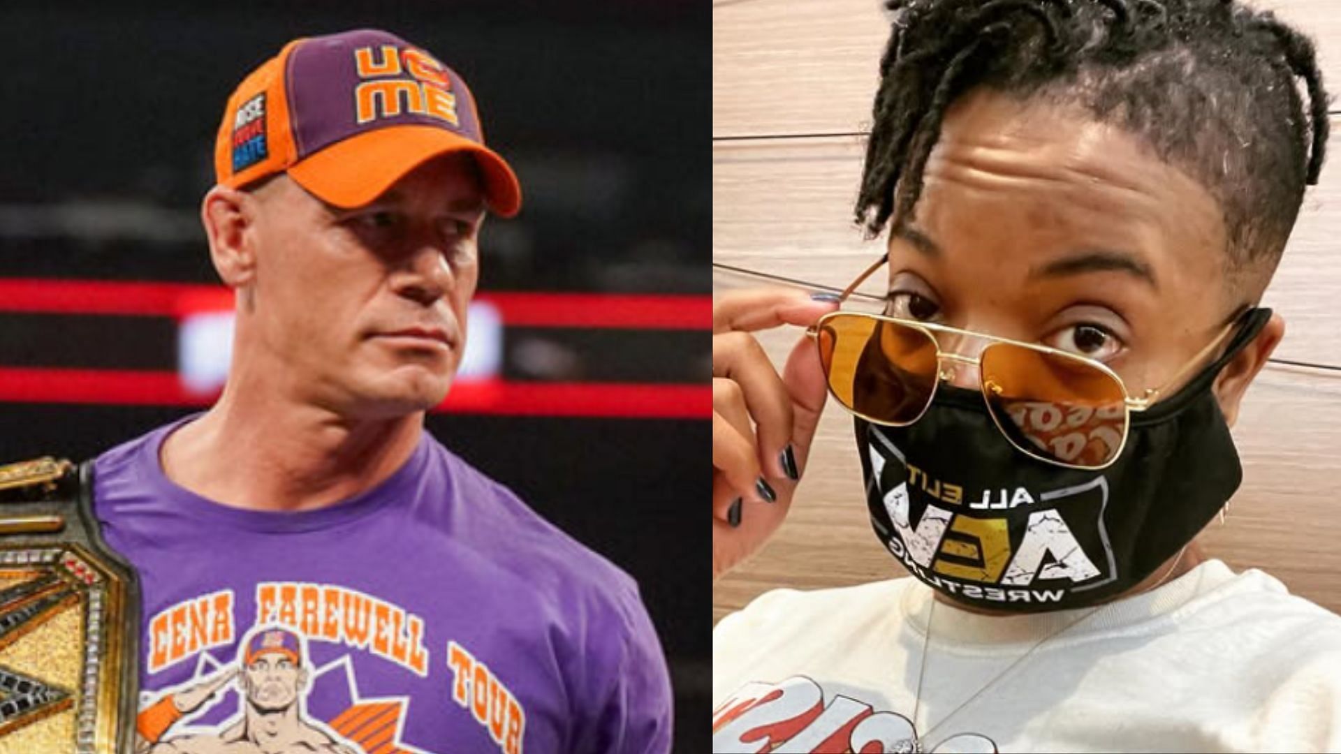 According to a former AEW star, John Cena should be retired by a certain WWE veteran. (Images via WWE.com and the former AEW star