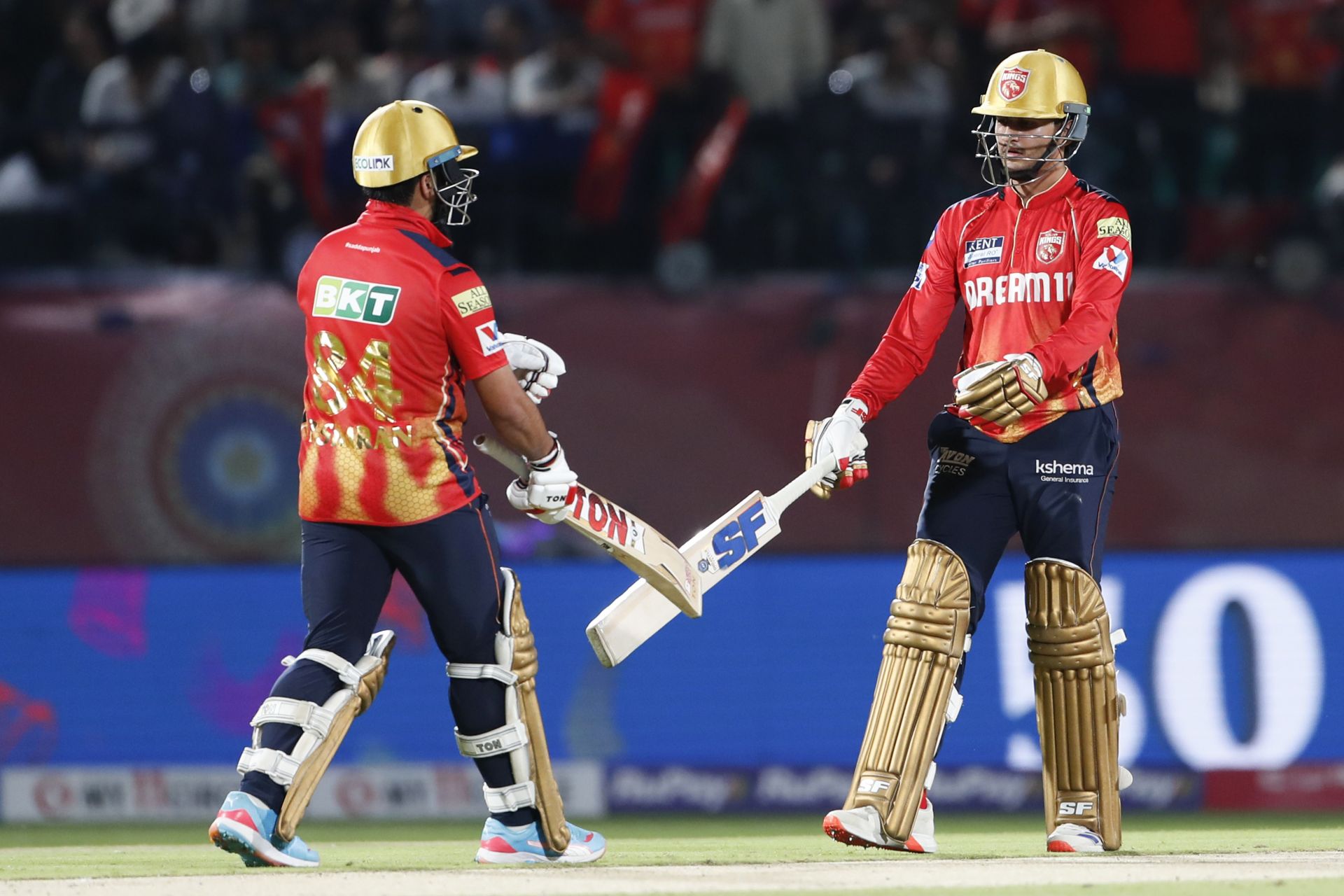 Prabhsimran Singh (517) and Priyansh Arya (431) are PBKS&#039; highest and third-highest run-getters, respectively, in IPL 2025. [P/C: Getty]