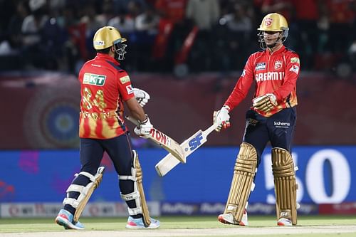 Prabhsimran Singh (517) and Priyansh Arya (431) are PBKS' highest and third-highest run-getters, respectively, in IPL 2025. [P/C: Getty]