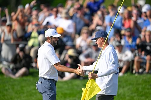 Ted Scott and Scottie Scheffler at the Memorial Tournament presented by Workday 2025 (Image Source: Getty)