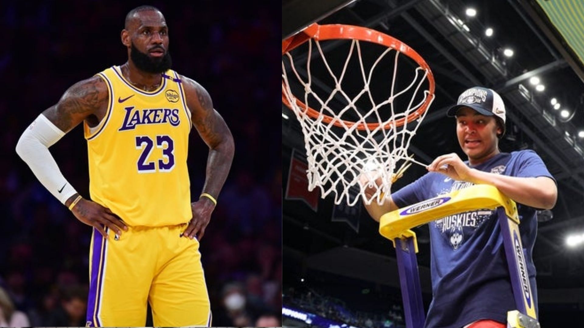 LeBron James and UConn