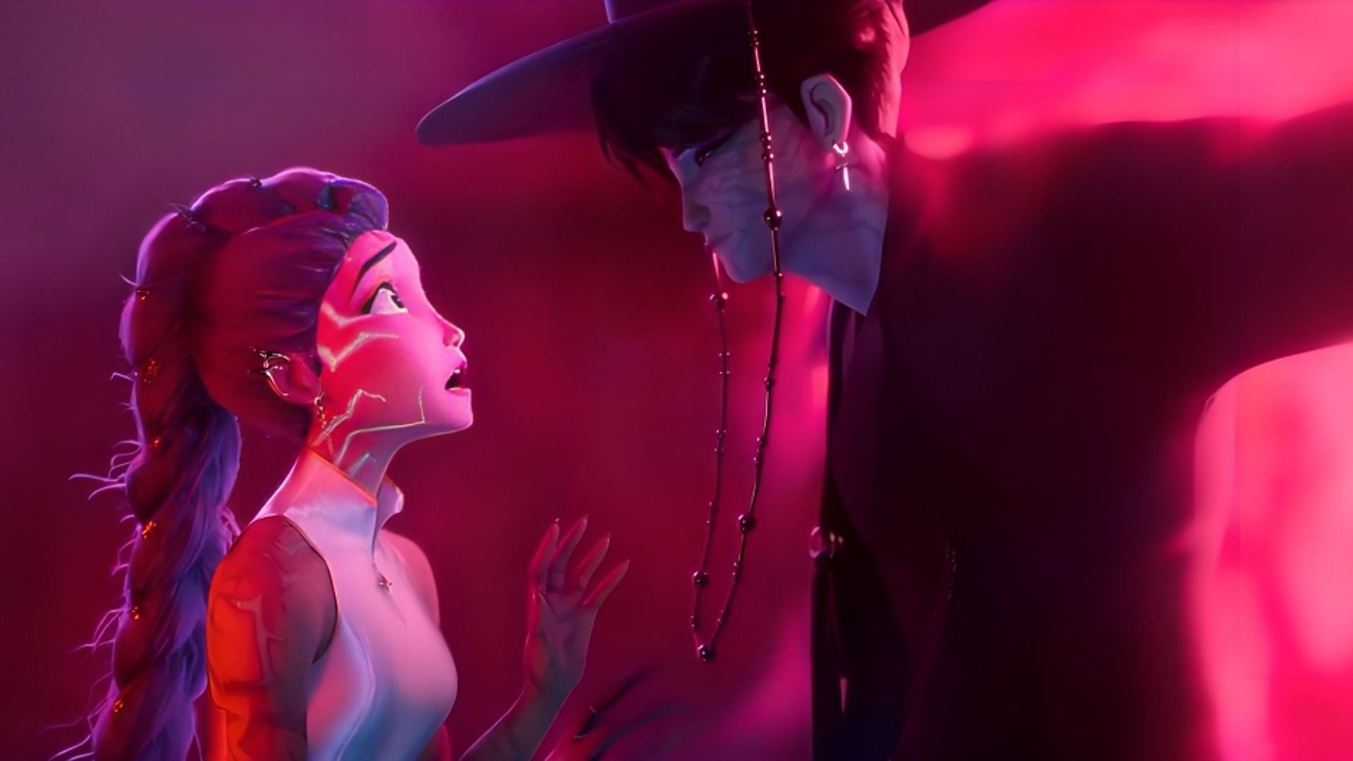 Rumi and Jinu in Kpop Demon Hunters (Image via Netflix)