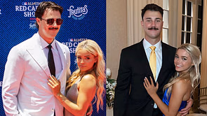 Paul Skenes' girlfriend Olivia Dunne can't stop laughing after her special entrance gets ruined by spilled soda at Fanatics Fest
