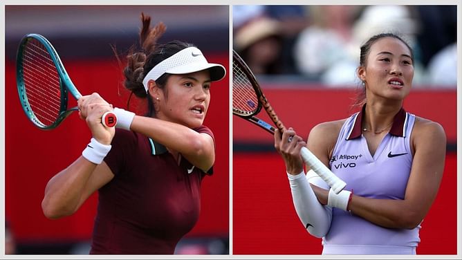 "I don't think it's ideal" - Emma Raducanu makes frustrations clear with Zheng Qinwen's repeated mid-game breaks during Queen’s Club loss