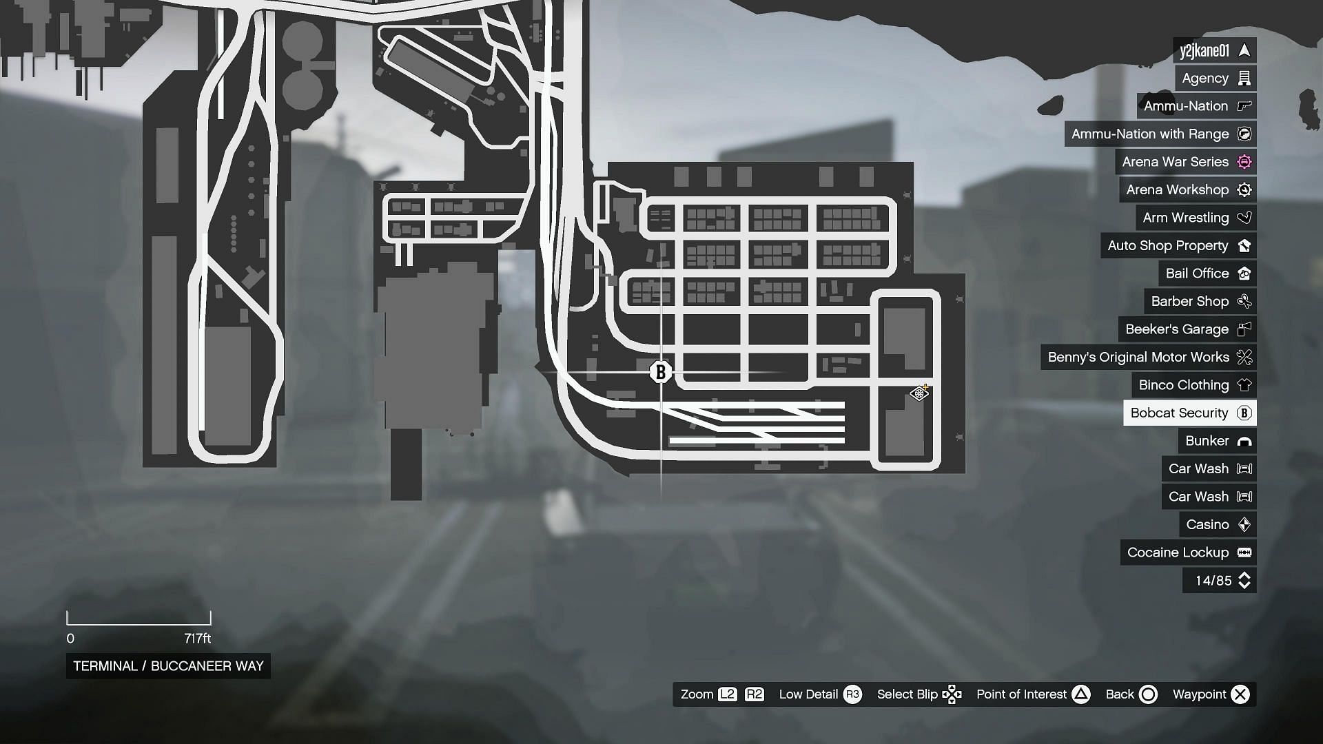Safeguard Delivery location for Bobcat Security (Image via Rockstar Games)