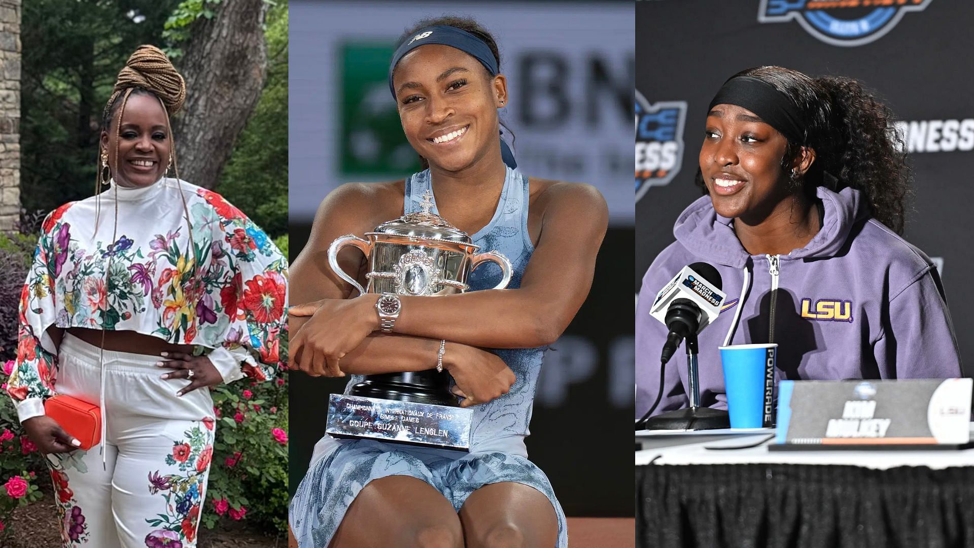 Flau&rsquo;jae Johnson&rsquo;s mom Kia Brooks congratulates Coco Gauff after French Open win vs Aryna Sabalenka - Image source: Image via Imagn/Instagram(kiajbrooks)