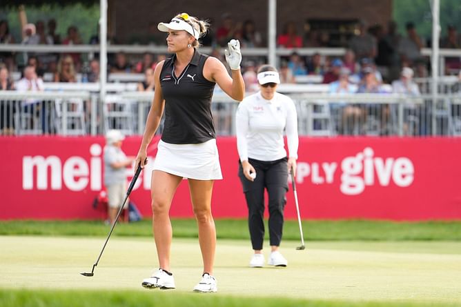 Who is leading the Meijer LPGA Classic for Simply Give 2025 after round 2? Leaderboard explored