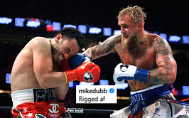 "Fixed fight" - Fans react as Jake Paul earns dominant win over Julio Cesar Chavez Jr.