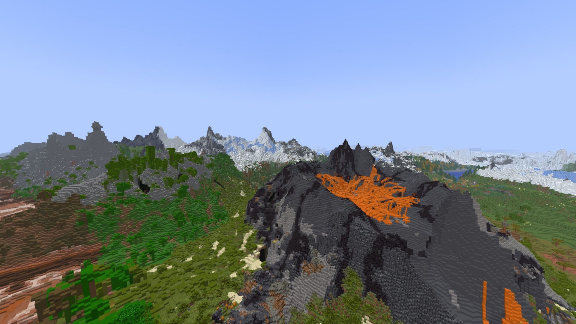 The Distant Horizon mod makes the game completely different (Image via Modrinth)