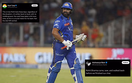 "Waited 2 hours 15 minutes to play for 7 balls" - Fans react as Rohit Sharma is dismissed cheaply in PBKS vs MI IPL 2025 Qualifier 2 match