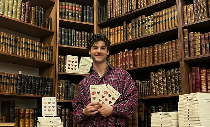 The Bold and the Beautiful star Christian Weissmann celebrates one-year anniversary of his debut poetry book