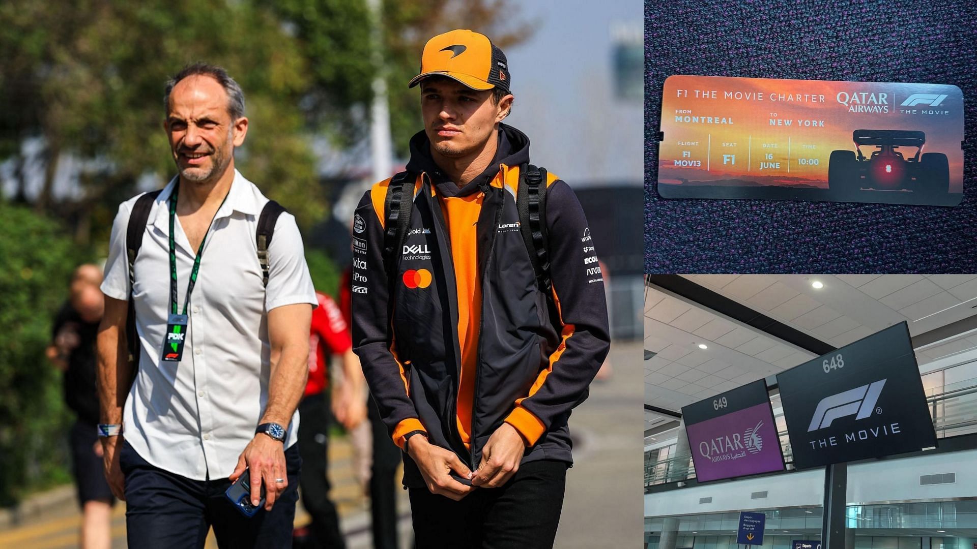 Image Credits: Getty, L: LandoNorris with his father Adam, R: Instagram @adam_norris_pure_electric