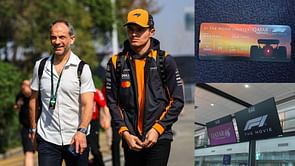 Lando Norris’ father flaunts exclusive ticket to Lewis Hamilton-backed F1 movie