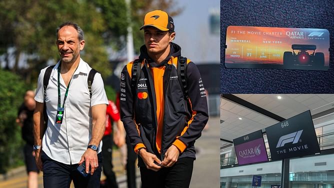 Lando Norris’ father flaunts exclusive ticket to Lewis Hamilton-backed F1 movie