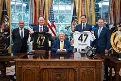 Pictures: Ferrari chairman visits US President Donald Trump in the White House