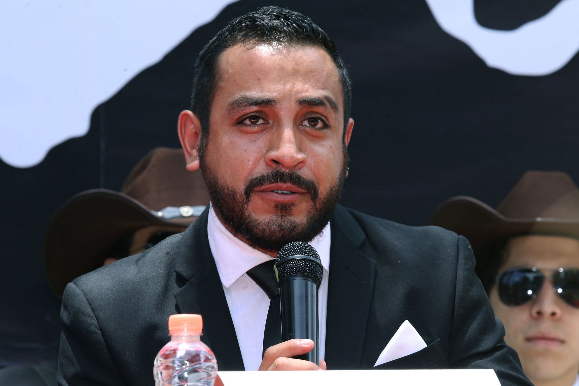 Luis Fernando Peña at "La Reina del Sur" Press Conference (Source: Getty)