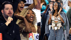 Serena Williams' husband Alexis Ohanian reacts to Sha'Carri Richardson's behind-the-scenes shoot for Athlos reveal