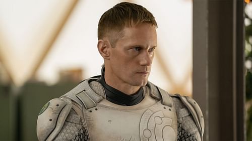 Alexander Skarsgård as seen in the Apple TV+ series (Image via Instagram/@marthawellswriter)