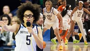 Olivia Miles and Kateri Poole hyped as ex-LSU star Angel Reese poses in chic outfit