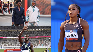 Celera Barnes’ impressive 100m feat ahead of U.S. World Trials draws reactions from Justin Gatlin, Noah Lyles’ fiancée and others