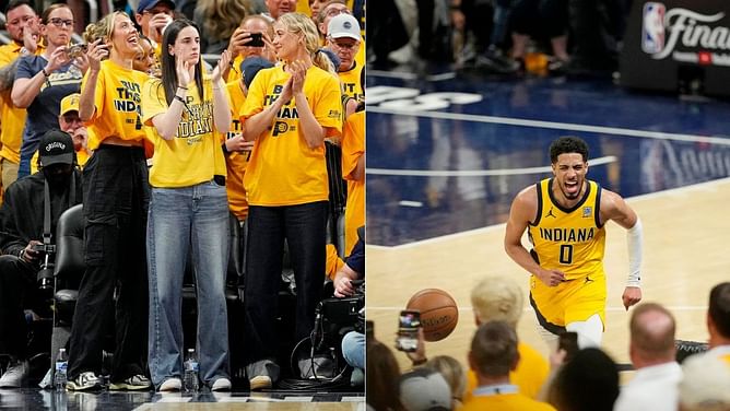Pacers fans explode as Tyrese Haliburton drops 22 points in Caitlin Clark's presence: "CC dark magic coming through"