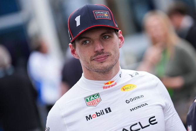 Sky Sports F1 reporter Ted Kravitz reacts to the heated exchange with Max Verstappen that went viral