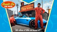 Best passive income GTA Online: The Hands On Car Wash (Image via Rockstar Games)
