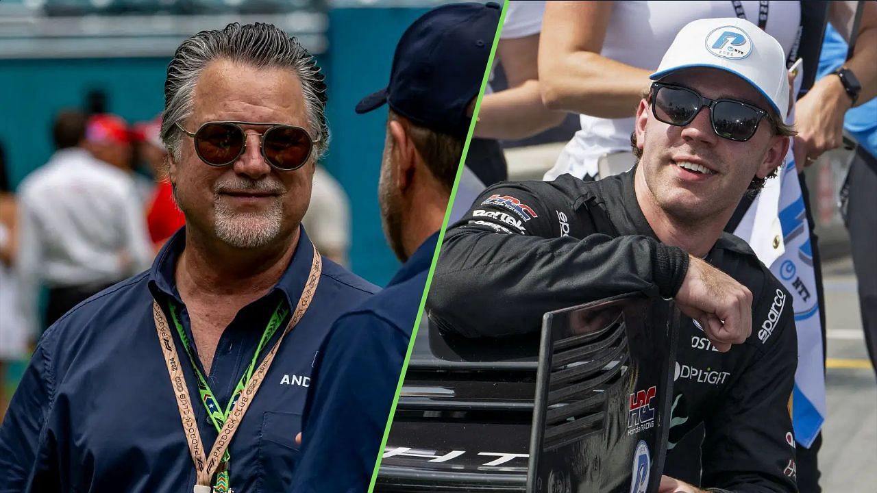 Michael Andretti and Louis Foster | Image via Getty