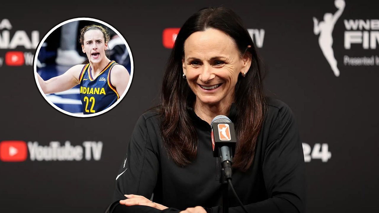 Fans react to the Liberty coach giving praise to Caitlin Clark (Image Source: IMAGN)