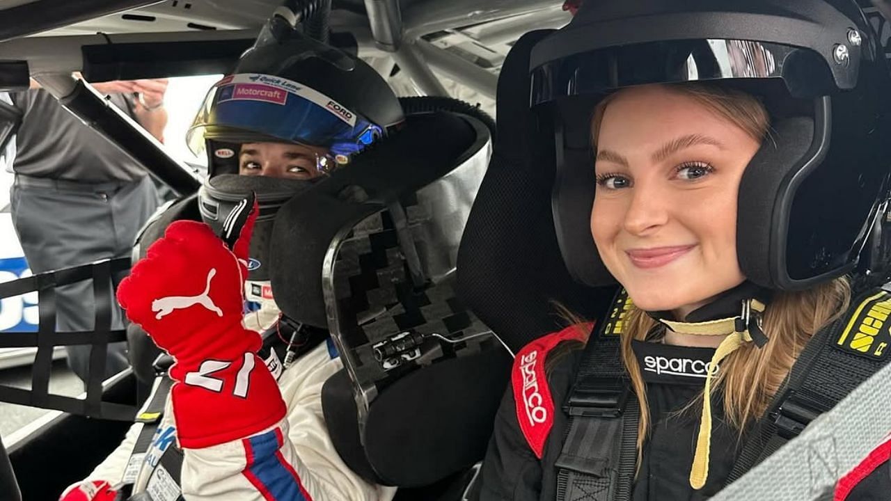 Harrison Burton and Jenna Petty