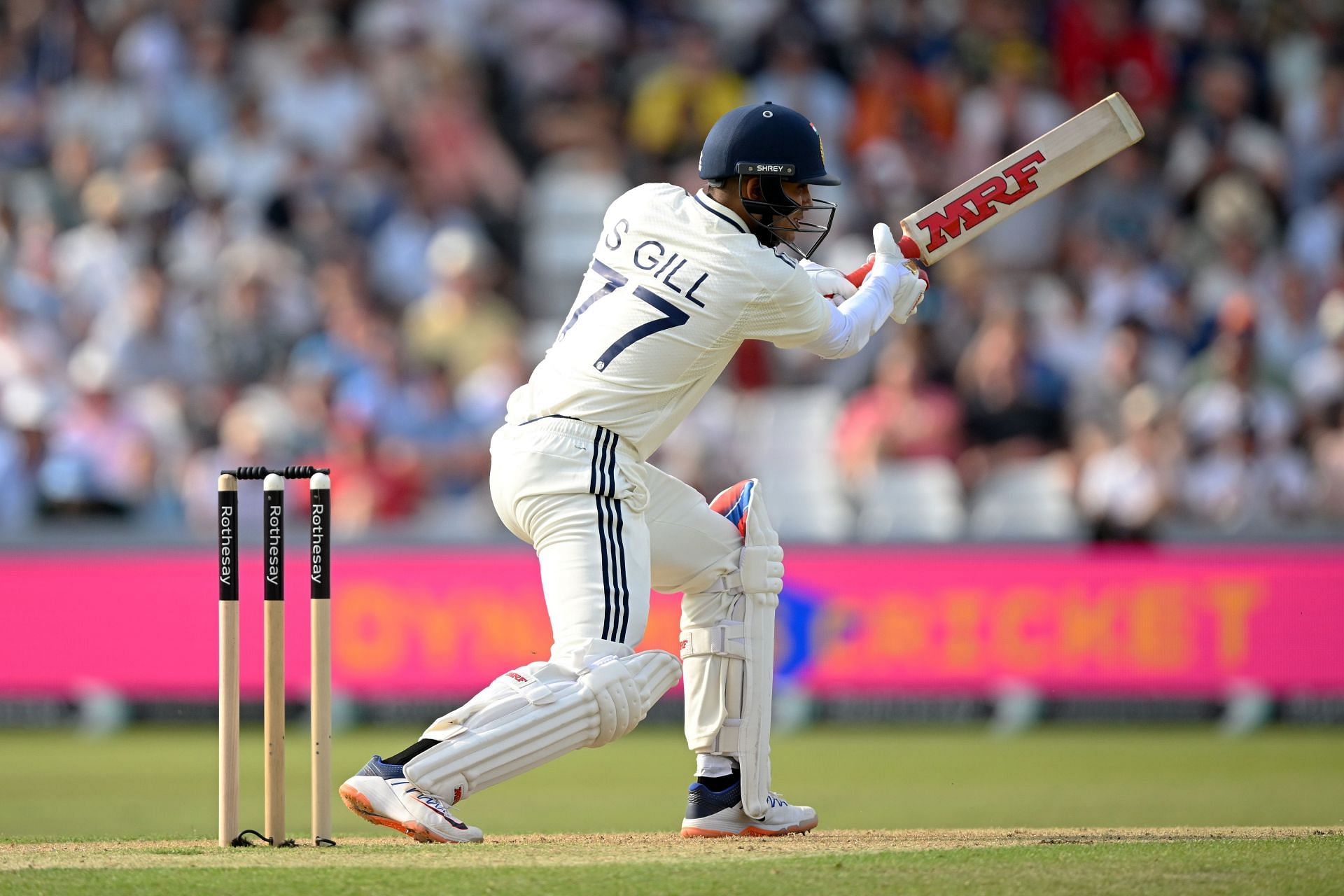 Shubman Gill has struck 16 fours and a six during his unbeaten 127-run knock. [P/C: Getty]