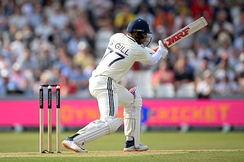 Shubman Gill has struck 16 fours and a six during his unbeaten 127-run knock. [P/C: Getty]