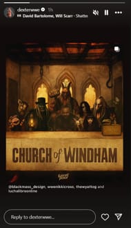 Dexter Lumis has pitched a new name for the group (Image Credit: Lumis' Instagram stories)