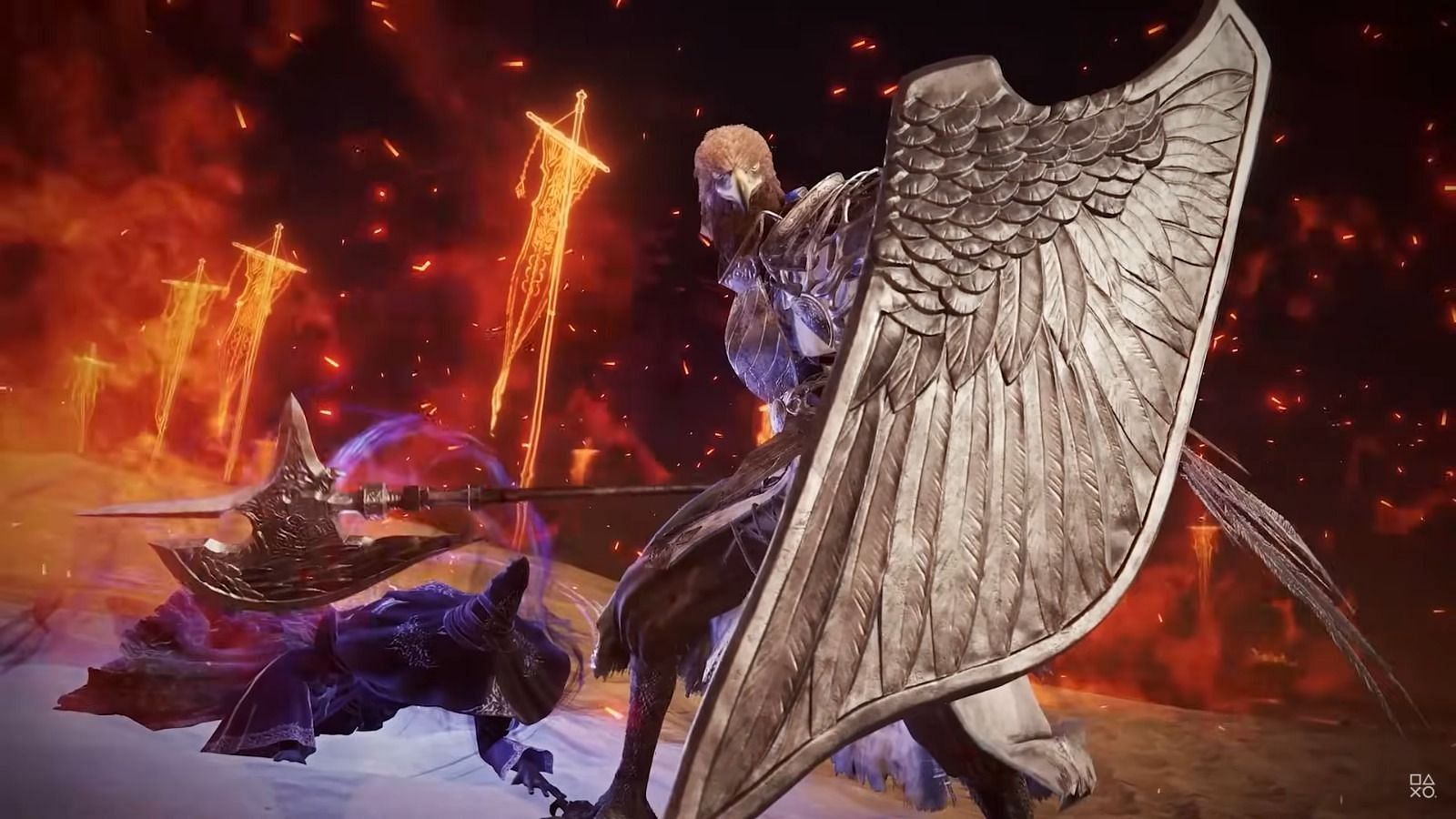 The extended scene during the final boss battle is important for the Guardian&#039;s Story (Image via FromSoftware | YouTube/@PlayStation)