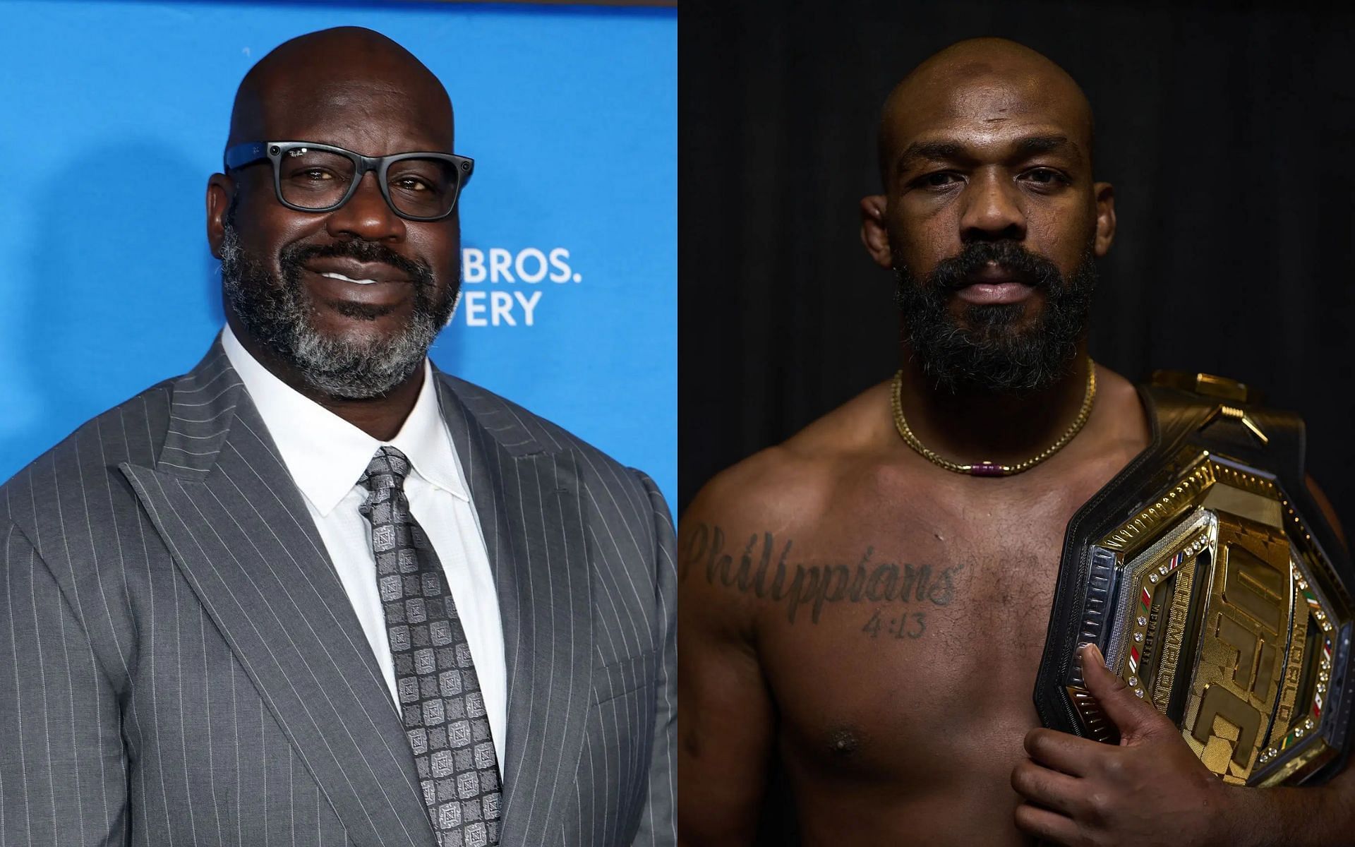 Ex-UFC champion suggests Jon Jones [Right] seek out mentorship from Shaquille O