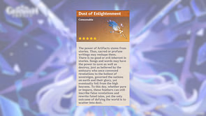 How to get and use the Dust of Enlightenment in Genshin Impact