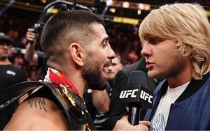 Ilia Topuria delivers ice-cold prediction during intense face-off with Paddy Pimblett at UFC 317