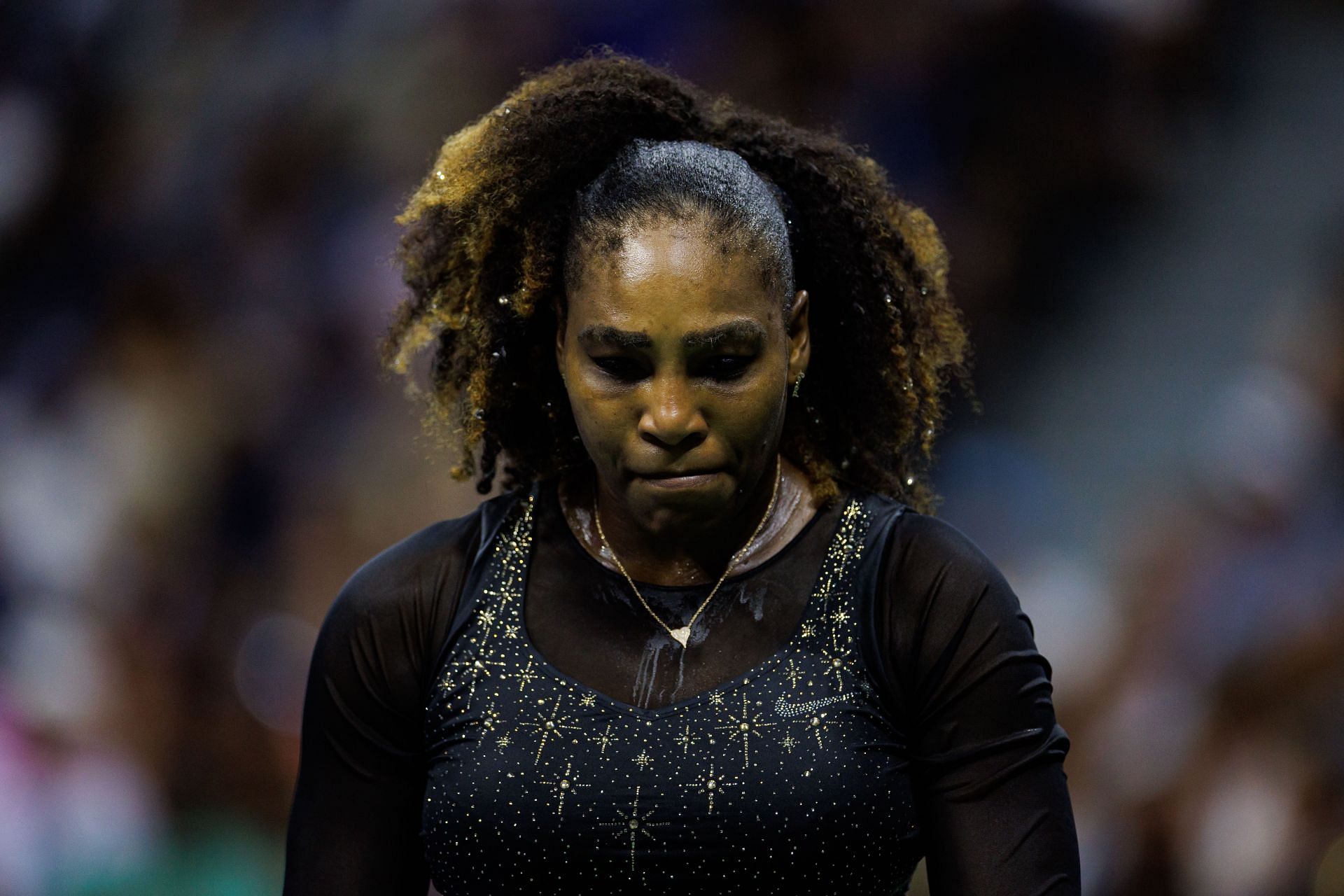 Serena Williams pictured at the 2022 US Open | Image Source: Getty