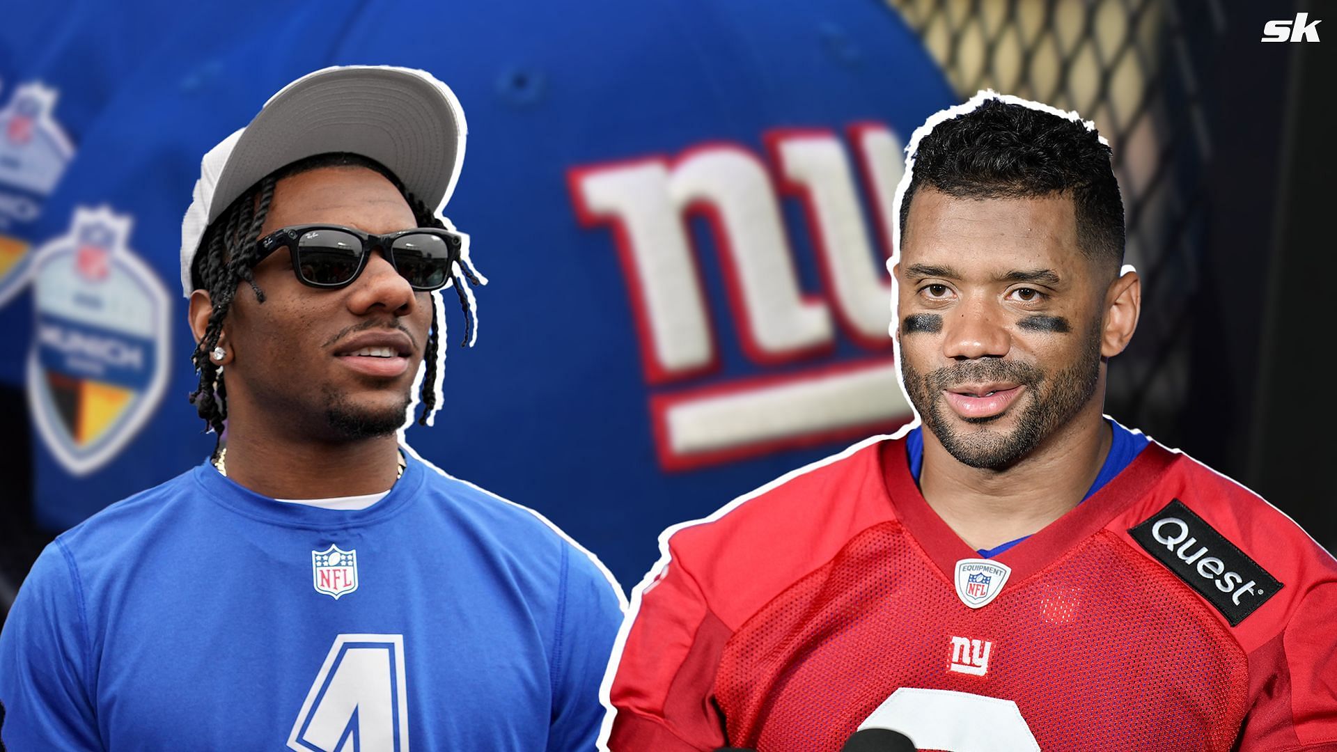 Russell Wilson makes bold claim about Malik Nabers while representing Giants at 2025 Fanatics Fest [Source: Imagn]