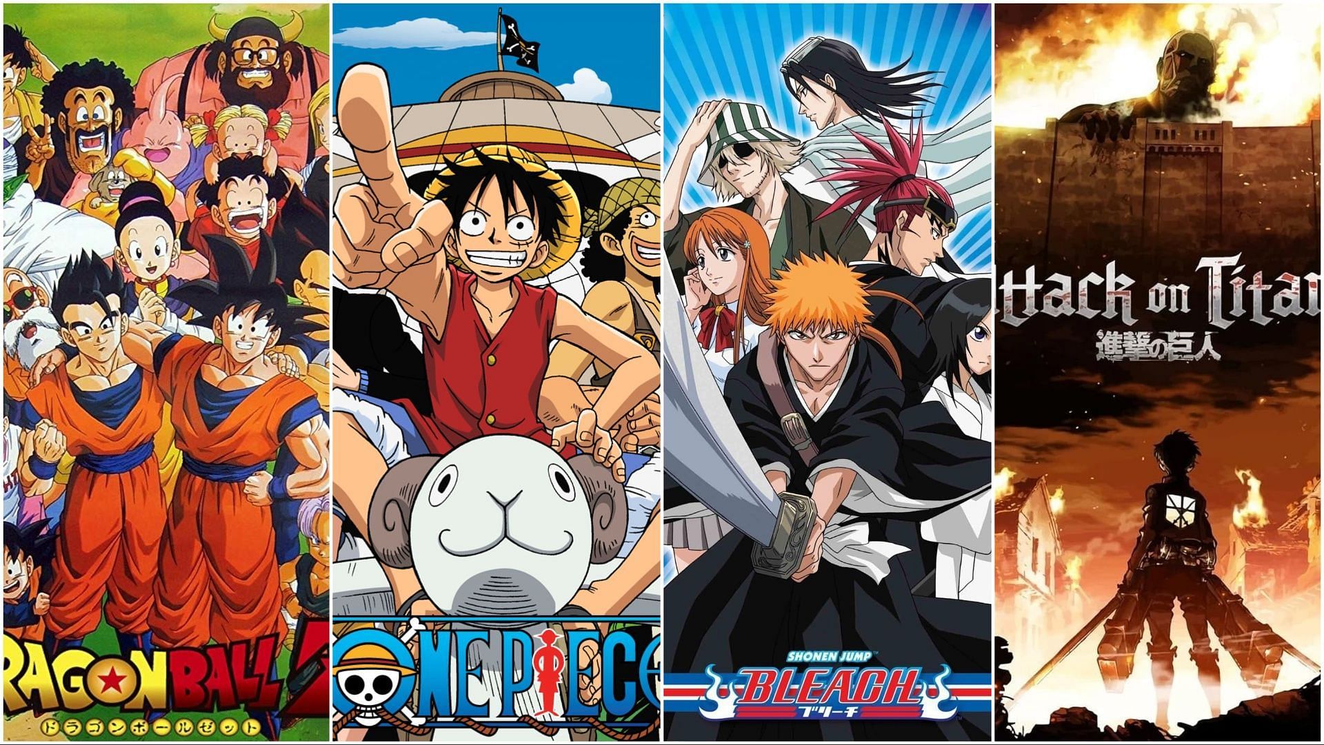 10 of the best legendary anime openings (Images via TOEI/Pierrot/MAPPA)