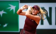 Andreeva in action at the 2025 French Open - Day Seven - Source: Getty