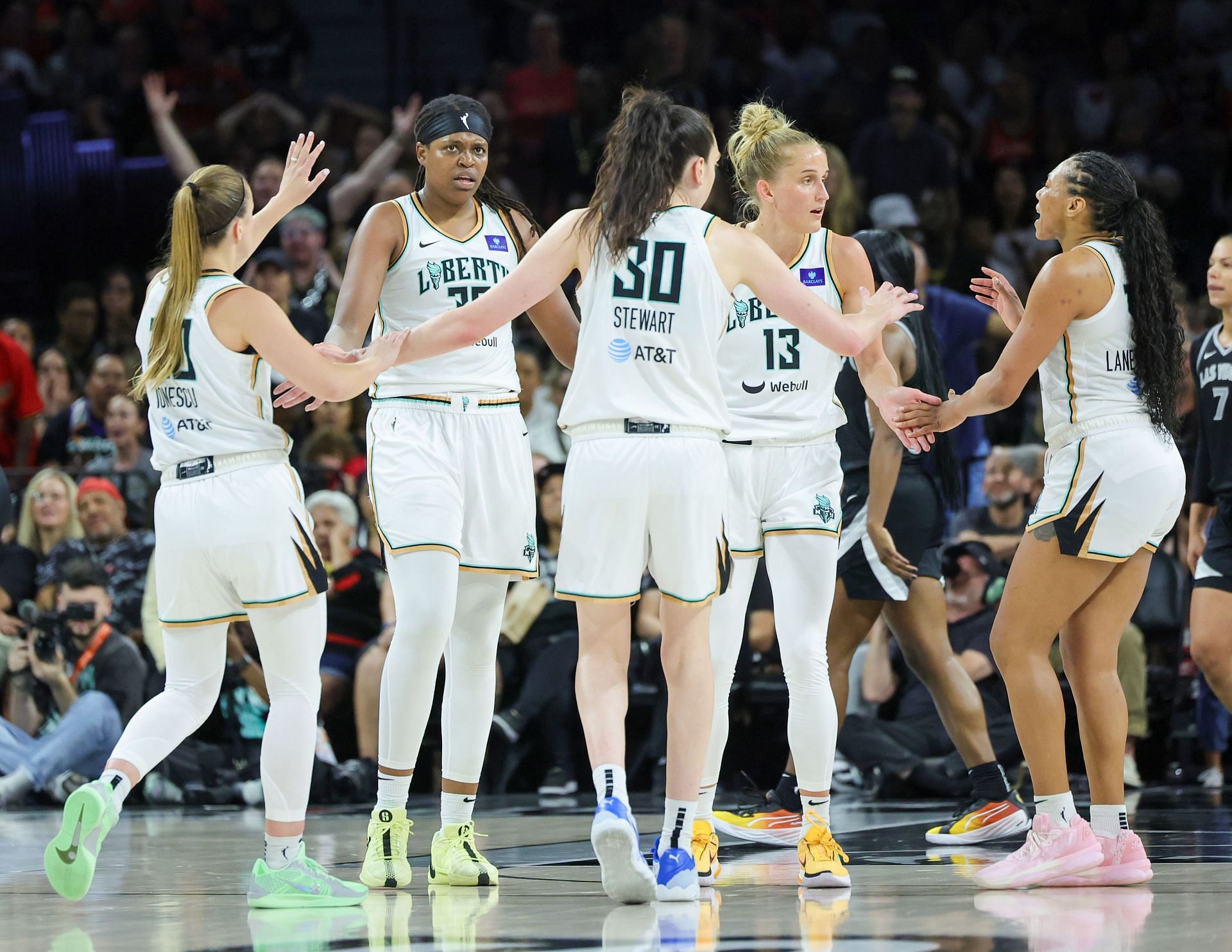 New York Liberty v Las Vegas Aces - Source: Getty